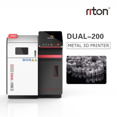 Corone DUAL200 in 3 ore del metallo 3D della stampante di Highly Stable 4.5KW 220V del laser del metallo di stampante dentaria di fusione 3d